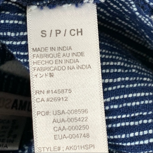 Amuse Society size small Navy Spinner Wrap Skirt NEW with tags - Picture 12 of 12